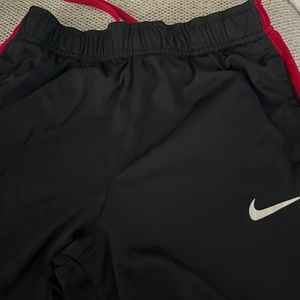 Nike dry fit black and red pants